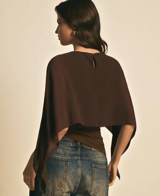 Top Tendance Femme à Manches Chauve-Souris – Élégant & Moderne