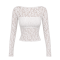 Top Tendance en Dentelle – Manches Longues