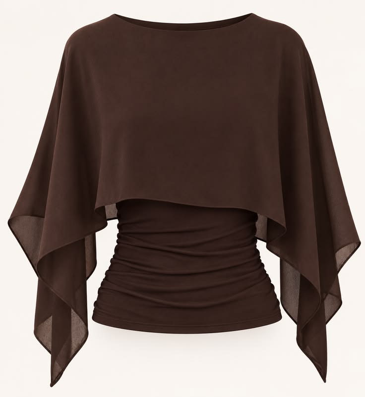 Top Tendance Femme à Manches Chauve-Souris – Élégant & Moderne